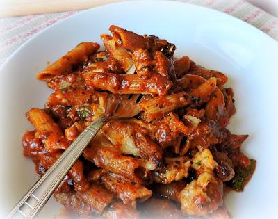 Spicy Tomato and Sausage Pasta