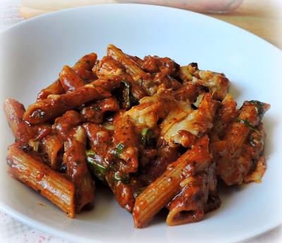 Spicy Tomato and Sausage Pasta