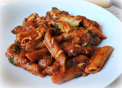 Spicy Tomato and Sausage Pasta