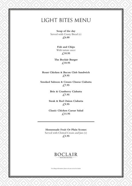 Food review: new menu at Boclair House