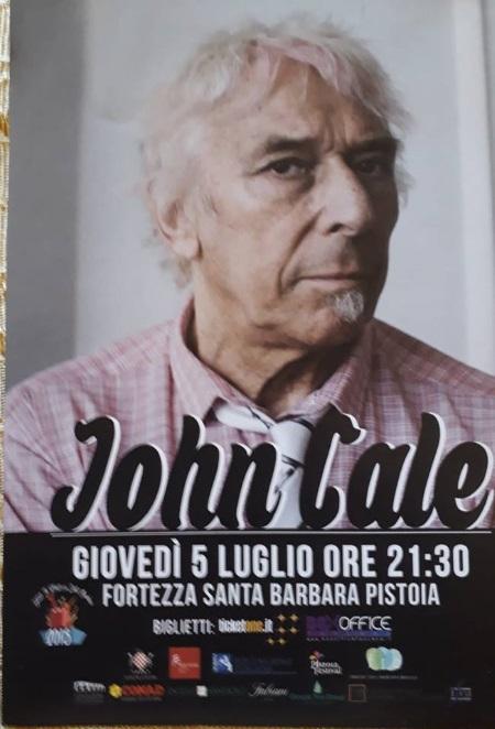 John Cale: Pistoia 2018/07/05 setlist