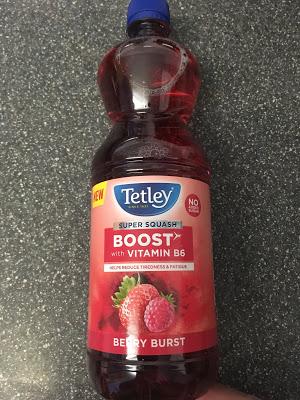 Today's Review: Tetley Super Squash Berry Burst