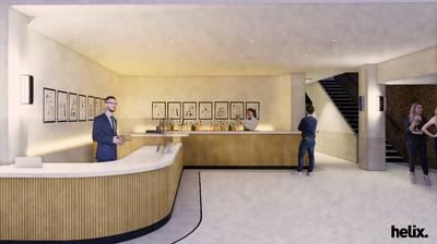 A rendering of the renovated Folly Theater lobby. The theater, which opened in 1900, will be closed until Sept. 8, 2018 to undergo a $2.5 million renovation.