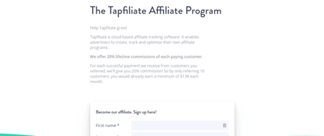 Tapfiliate Review July 2018 With Coupon Code 14 Days Free Trial