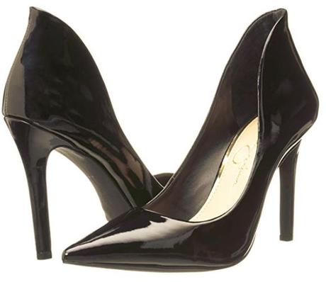black pumps, black heels shoes