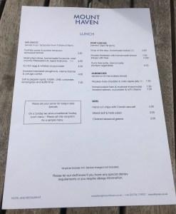 Food Review: Mount Haven Hotel, Marazion, Nr Penzance