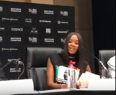Naomi Campbell announces Global Citizen festival headed to South Africa