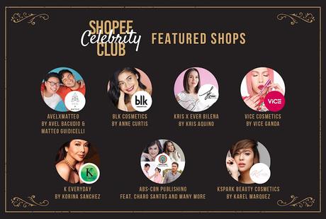 Shopee Launches “Shopee Celebrity Club” In Collaboration with Top Filipino Celebrities | Press Release