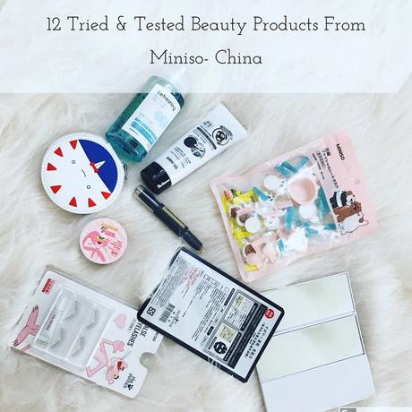 treid and tested beauty products Miniso