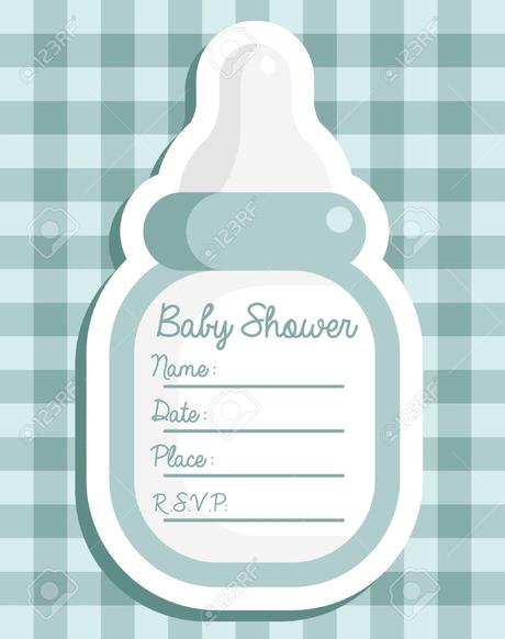 Bottle Baby Shower Invitations