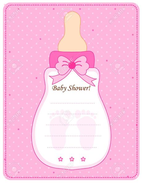 Bottle Baby Shower Invitations