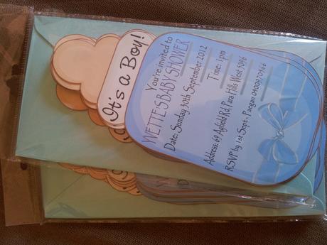 Bottle Baby Shower Invitations