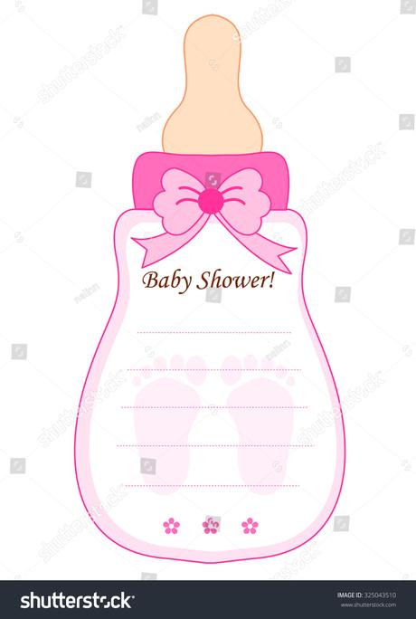 Bottle Baby Shower Invitations