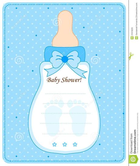 Bottle Baby Shower Invitations