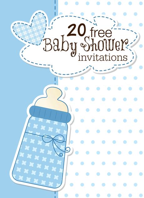 Bottle Baby Shower Invitations