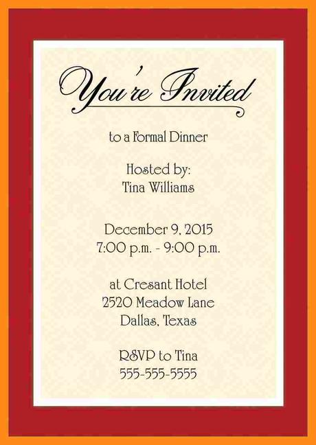 Corporate Party Invitation Wording