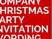 Corporate Party Invitation Wording