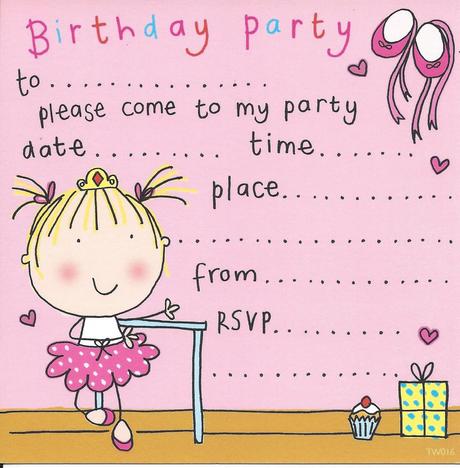 Child Birthday Party Invitations