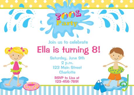 Child Birthday Party Invitations