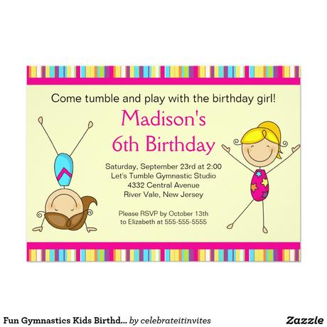 Child Birthday Party Invitations