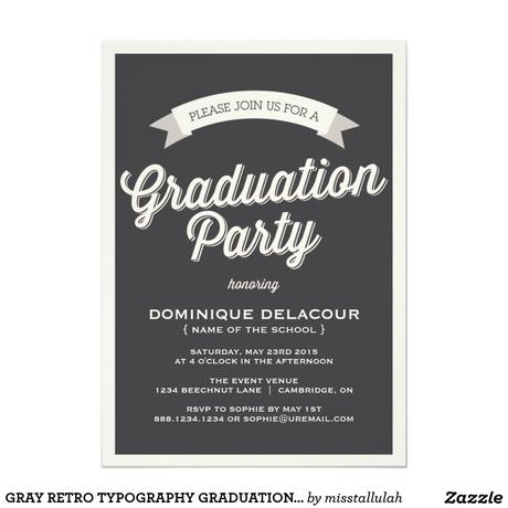 College Graduation Party Invitation