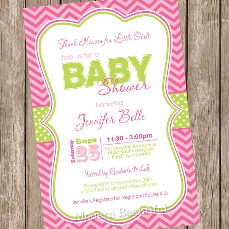 Valentine Baby Shower Invitations