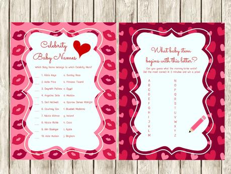 Valentine Baby Shower Invitations