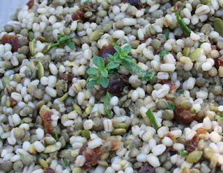 Lentil, Barley and Date Salad