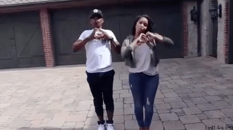 Kirk and Tammy Franklin church remix of the Shiggy Challenge