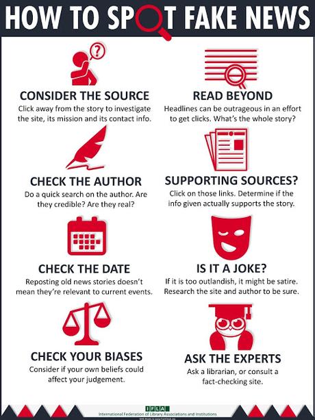 Please don't repeat fake news, here's how to spot fake news