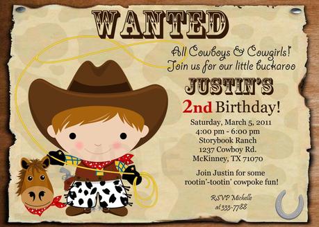 Free Printable Horse Birthday Invitations