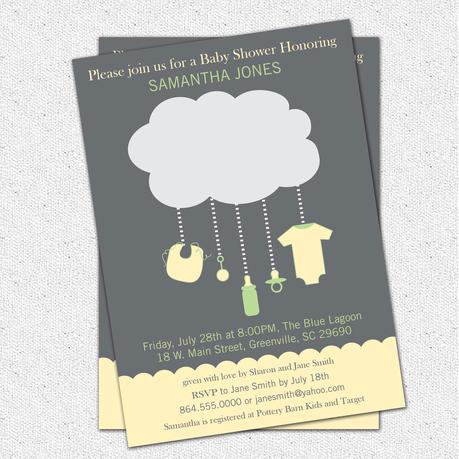 Gender Neutral Baby Shower Invites