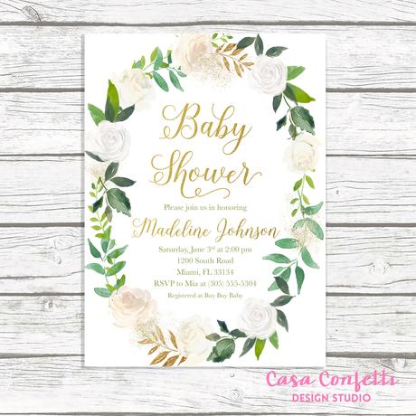 Gender Neutral Baby Shower Invites