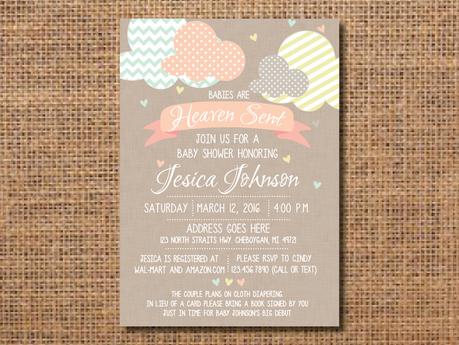 Gender Neutral Baby Shower Invites