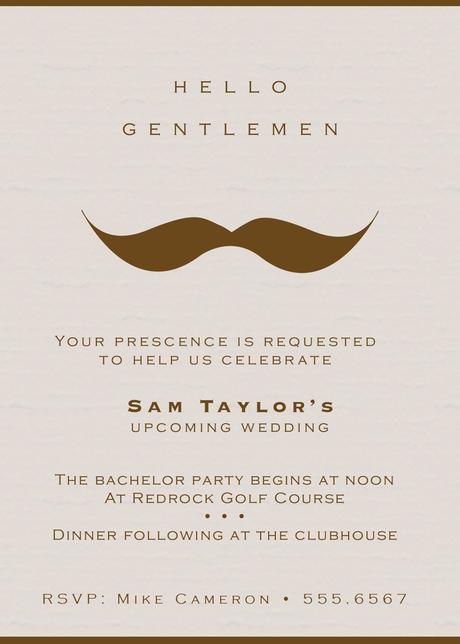 Bachelor Party Invitation Template