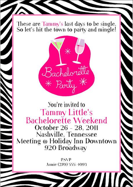 Bachelor Party Invitation Template