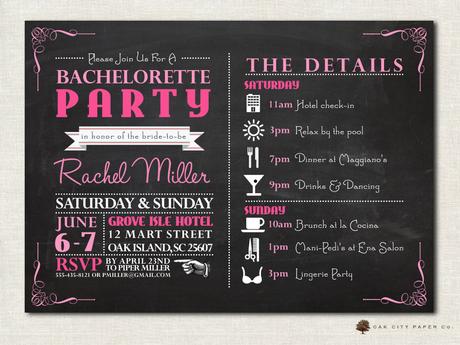 Bachelor Party Invitation Template