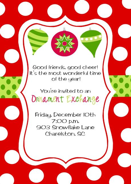 Kids Christmas Party Invitations