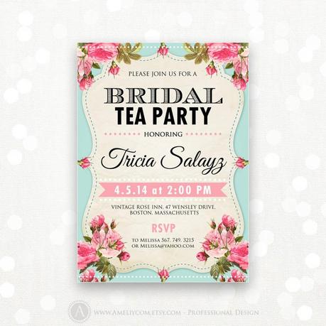 Cheap Tea Party Invitations