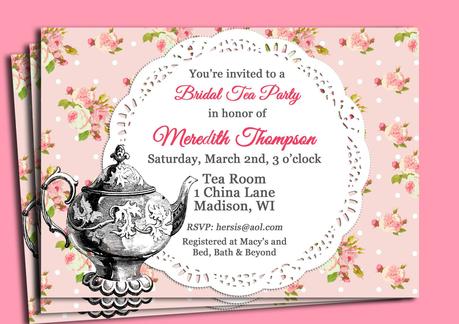 Cheap Tea Party Invitations