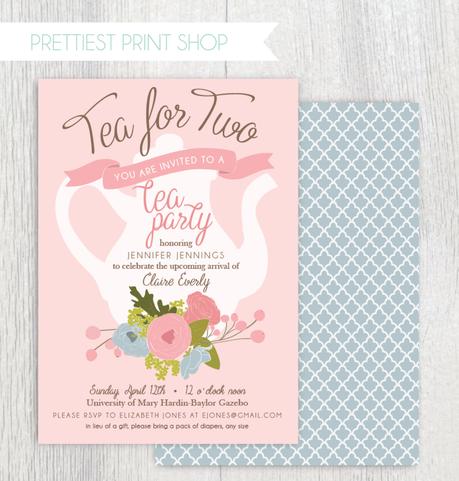 Cheap Tea Party Invitations