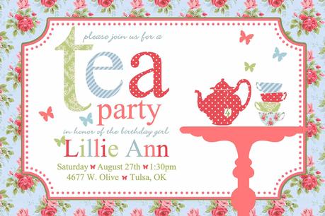 Cheap Tea Party Invitations