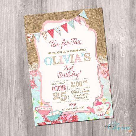 Cheap Tea Party Invitations