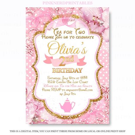 Cheap Tea Party Invitations