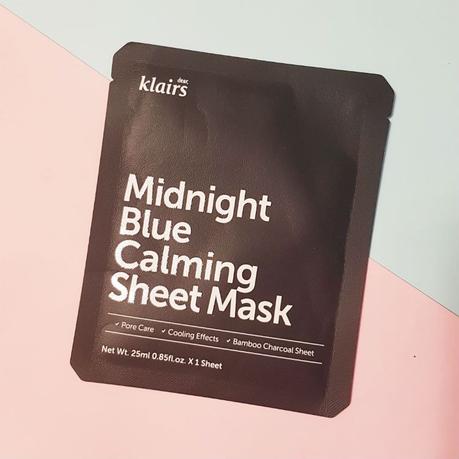 Acne-Fighting: Klairs Midnight Blue Calming Sheet Mask Review