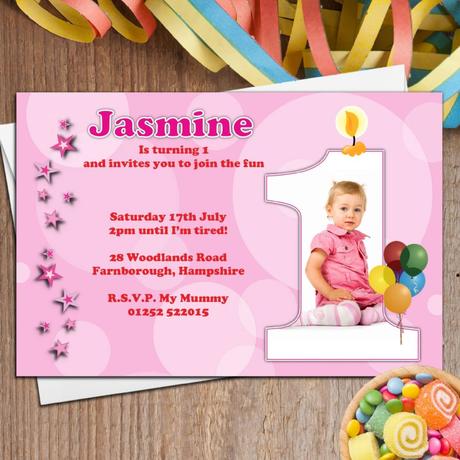 1st Birthday Party Invitations