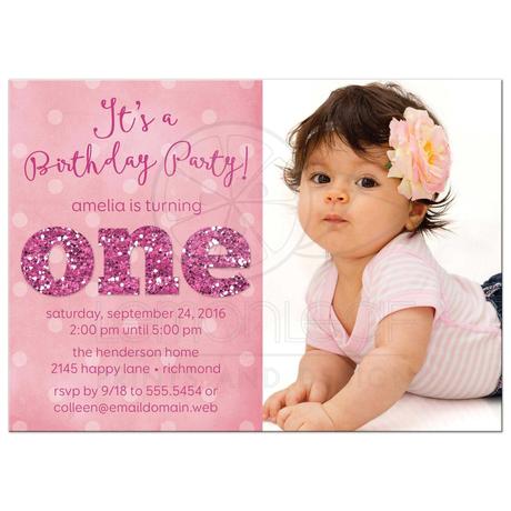 1st Birthday Party Invitations