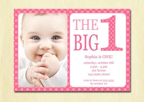 1st Birthday Party Invitations