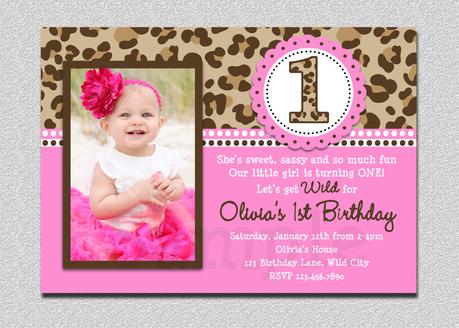 1st Birthday Party Invitations