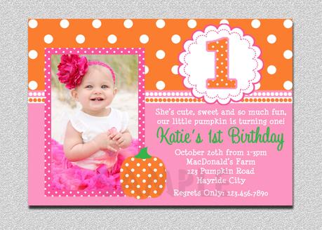 1st Birthday Party Invitations